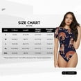thumbnail image 3 of Goofa Leopard Print Printed Women Rash Guard Short Sleeve,Tummy control Swimsuit Surfing Swimsuit Bathing Suit One Piece Swimsuit UPF 50-Medium, 3 of 9