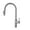 Stainless Steel, variant on Stylish Napoli Single Handle Brushed Stainless Pull Down Kitchen Faucet 18" K-133S