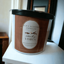 A.B's Scented Candles 18 oz Smoky Vanilla Scented Container Candles with 60 h Burn Time
