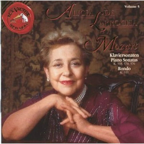 Mozart / de Larrocha - Piano Sonatas 5 - Music & Performance - CD