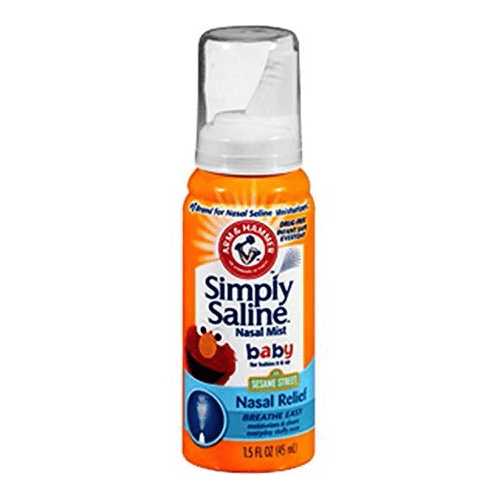 2 Pack Simply Saline Nasal Mist Baby 1.5 oz