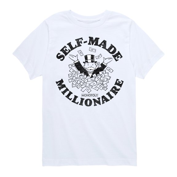 Monopoly - Self Made Millionaire - Toddler Short Sleeve Graphic T-Shirt