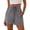Gray, variant on AHTJRT Drawstring Shorts for Women Casual Solid Color Shorts with Pockets Elastic Waist Cooling Lightweight Summer Lounge Pajama Shorts Wine XL