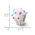 thumbnail image 4 of Enamel Cupcake Charm .925 Sterling Silver Reflection Beads, 4 of 5