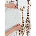 thumbnail image 4 of Savannah Reversible Bedspread Set, Tropical Giraffes Exotic Climates Wilderness Savannah Animals Illustration, Pillow Shams & Comforter Microfiber Bedding Set, 3 Sizes, Multicolor, by Ambesonne, 4 of 4