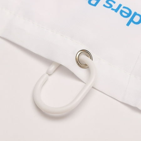 White Polyester Creative Europe London Subway Map Shower Curtain