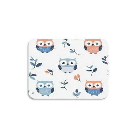 

Dish Drying Mat Diatomite Kitchen Mats Counter Absorbent Dish Pad Drainer Rack Carton Owls