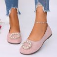 thumbnail image 2 of YOUYEDIAN Loafers for Women Casual Soft Low Heel Fashion Cute Deco Slip On Flats Versatile Round Toe Outdoor Dress Shoes, 2 of 5