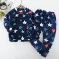 thumbnail image 4 of Bjutir Boys Girls Pajama Sets Toddler Winter Long Sleeve Cartoon Sleepwear Pajamas Tops Pants 2Pcs Outfits Clothes Set, 4 of 4