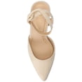 thumbnail image 5 of Journee Womens Tyyra Buckle High Block Heel Pointed Toe Pumps, Widths Available, 5 of 10