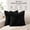 Black, variant on Cream White Decorative Neutral Throw Pillow Covers 18x18 Inch Soft Corduroy Striped Patchwork Windmill Texture Square Cushion Covers Set of 2 Boho Spring Home Decor