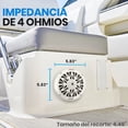 thumbnail image 3 of Bocinas Marinas Dobles de 5.25 Pulgadas Pyle, Sistema de Sonido Estéreo para Exteriores Resistente al Agua, 150W, 2 Vías, 1 Par, Blanco, 3 of 9