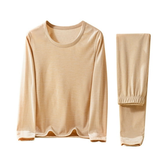 Women's Plus Size Sweater and Pants Set - Autumn Winter Warmth-Enhancing Knit Loungewear with Lining