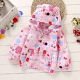 thumbnail image 3 of Esaierr Kids Toddler Girls Hooded Spring Fall Outerwear Jacket,School,Travel,Vacation,Daily,Leisure,Party,Gathering,Outing, 3 of 6
