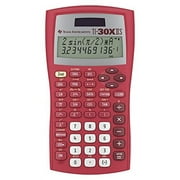 Texas Instruments TI-30XIIS Scientific Calculator, Red