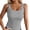 Grey, variant on Women's Lace Trim Camisole Built In Bra Sleeveless Tank Top for Everyday Wear U-Neck Layering Piece Spring and Fall