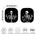 thumbnail image 2 of KUIFORTI Skeleton Sun Shade for Car Windshield&nbsp;Funny Car Sun Visor, Reusable Windshield Cover Sun Shade for UV Rays & Heat Protection, Give You a Good Driving Experience, 2 of 5