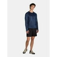 thumbnail image 5 of Athletic Works Men's Jacquard Active Tee with Long Sleeves, Sizes S-3XL, 5 of 5