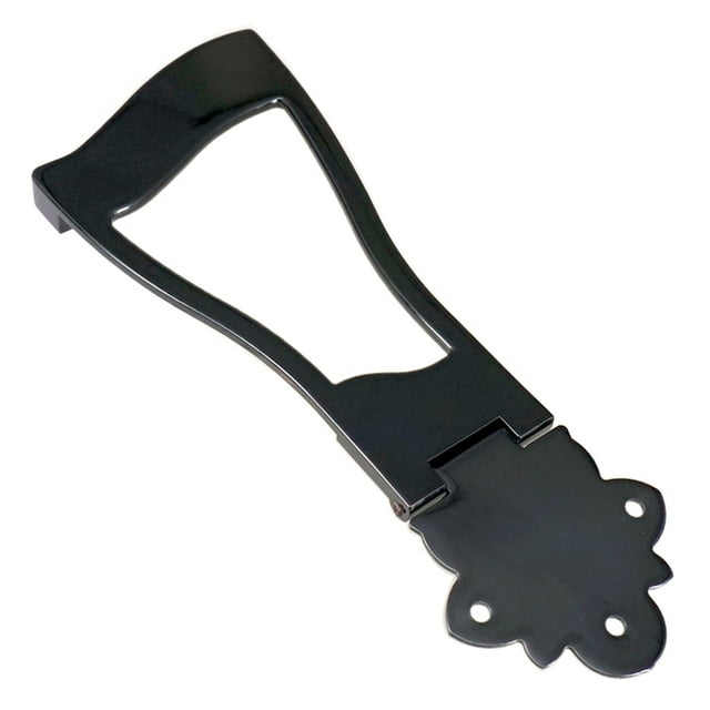Extracteur de Cordes de Queue de Trapèze en Pont, Résistant à l'Usure, Haute Résistance, Remplacement de Cordes, Plaque de Trapèze Professionnelle, Pièces Électriques pour Guitare 6 Cordes, Accessoires, Noir