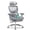 Grey, variant on AFO Ergonomic Mesh Office Chair with Footrest – High-Back Executive Desk Chair with Adjustable Headrest, 3D Armrests, Lumbar Support & Tilt Lock – Grey
