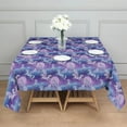 thumbnail image 3 of Purple Cartoon Pegasus Moon Pattern Square Tablecloth,Waterproof Square Table Cover,Wipeable Spillproof Washable Table Cover for Home Kitchen Party Decor 42"X42"(107x107cm), 3 of 6