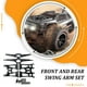 thumbnail image 3 of Tholdsy Brazo trasero delantero de aluminio para 1/14 MJX Hyper Go 14210 14209 Brazo trasero delantero de aluminio duradero para 1/14 Kits de construcción modelo Negro, 3 of 6