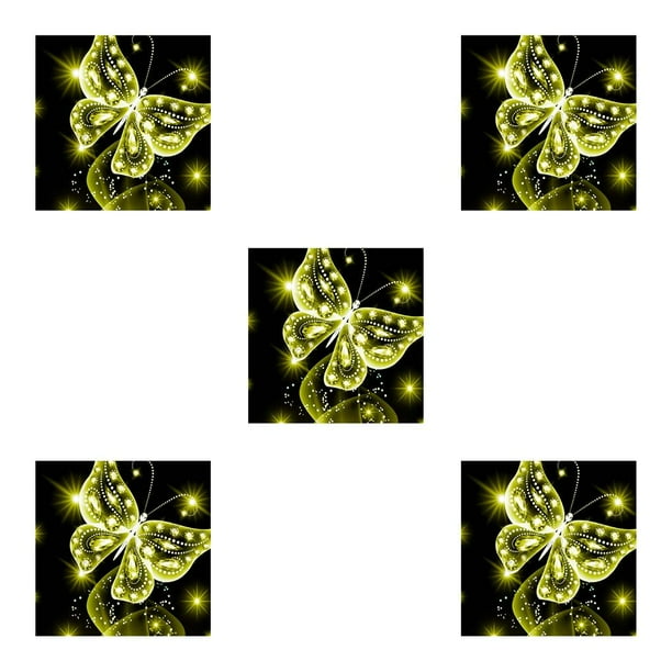 Yuarrent Patrón de mariposa 3D Diy diamante pintura Cruz puntada Kits diamante arte cristal mosaico bordado pintura Año Nuevo regalo Type2 NO2 Yuarrent CBP116800