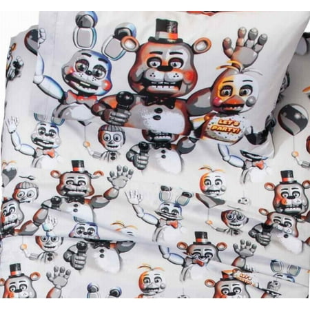 Five Nights at Freddy's Sheet Set Twin Size 3 Piece Freddy ...