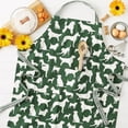 thumbnail image 5 of Hunter Green Multiple Dog Designs Print Multi-Color Cotton Chef Apron 35x28x0.2, 5 of 9