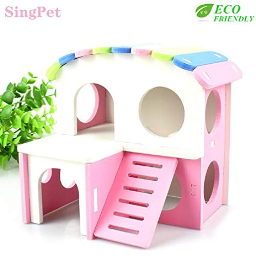 Hamster Hideout, Dwarf Hamster House Exercise Play Toys Ecological Two