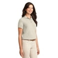 thumbnail image 4 of Port Authority L500 Ladies Silk Touch Polo, Light Stone, XXL, 4 of 6