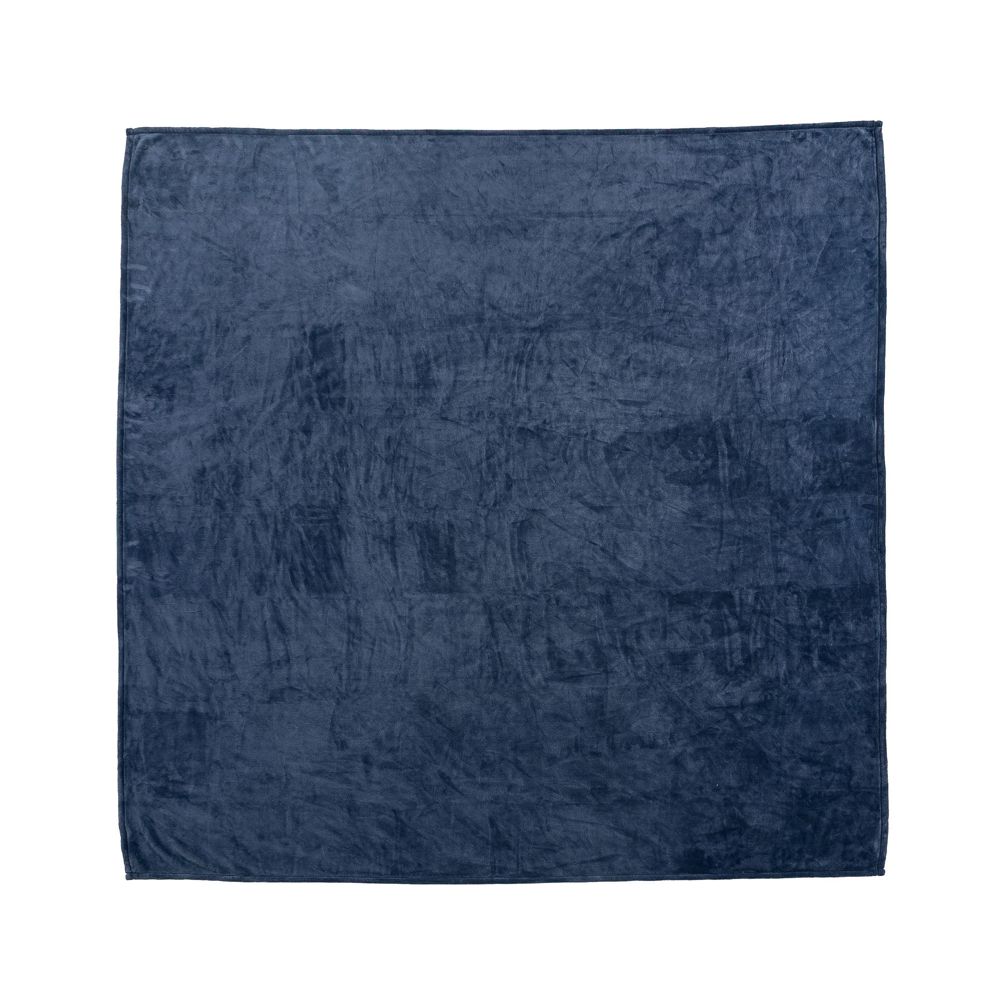 Berkshire Life Cozy Luxe Plush Bed Blanket Historical Blue