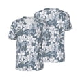 thumbnail image 6 of Rocae Lilies Flowers for Breathable Men's Baseball T-Shirt Fashionable Casual Baseball Jersey, Moisture-wicking Sportswear Small, 6 of 9