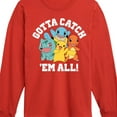 thumbnail image 3 of Pokémon - Gotta Catch Em All Starters Boys' Long Sleeve Graphic T-Shirt, 3 of 5