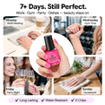 thumbnail image 5 of Morovan 6-Color Nude Pink & Neutral Nail Polish Set, 8ML Quick Dry All Seasons Salon DIY Nail Art Kit with 2 IN 1 Base and Top Coat for Women, 5 of 9