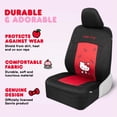 thumbnail image 3 of Fundas de asiento de coche Carbella Hello Kitty de poliéster negro/rojo, 3 of 7