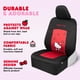 thumbnail image 3 of Fundas de asiento de coche Carbella Hello Kitty de poliéster negro/rojo, 3 of 7