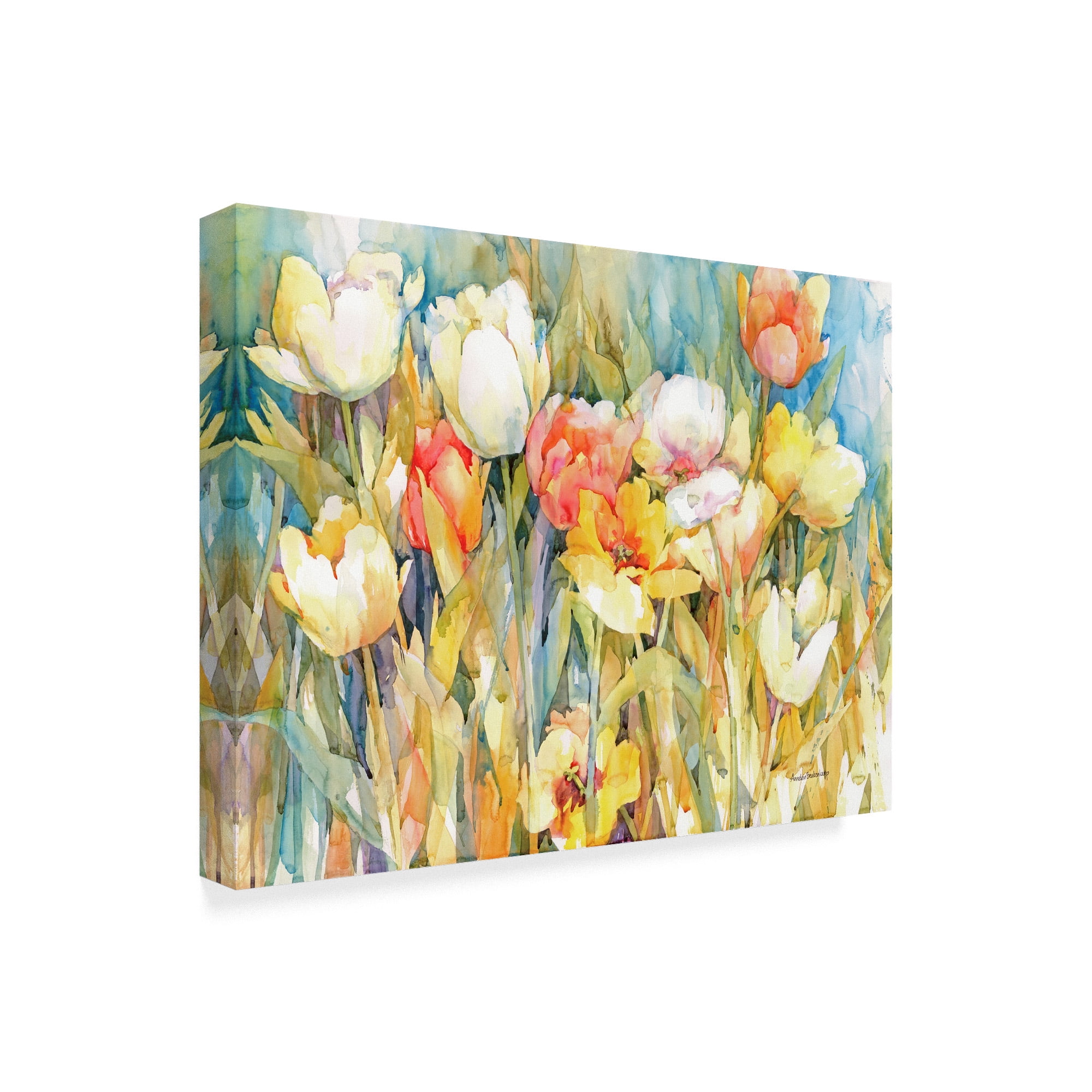 Trademark Fine Art 'Tulip Team' Canvas Art by Annelein Beukenkamp
