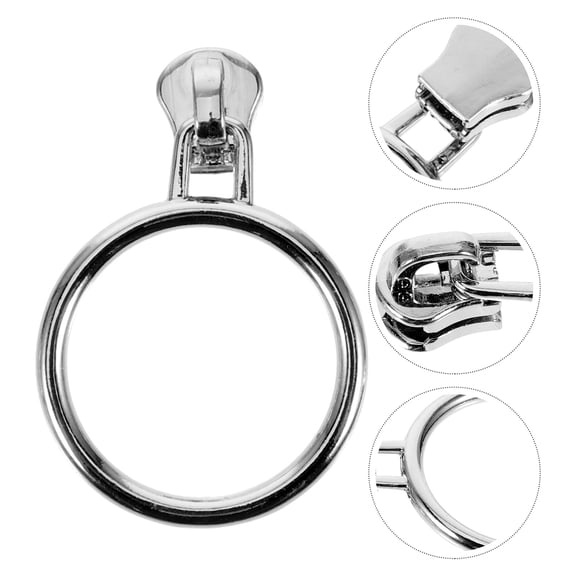 FELTECHELECTR 3-Pack Universal Zinc Alloy Zipper Pulls Replacement for Sports Bags, Luggage, Jackets, and Clothing Accessories