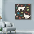 thumbnail image 3 of Trademark Fine Art 'Otomi Cats Step 04B' Canvas Art by Veronique Charron, 3 of 3