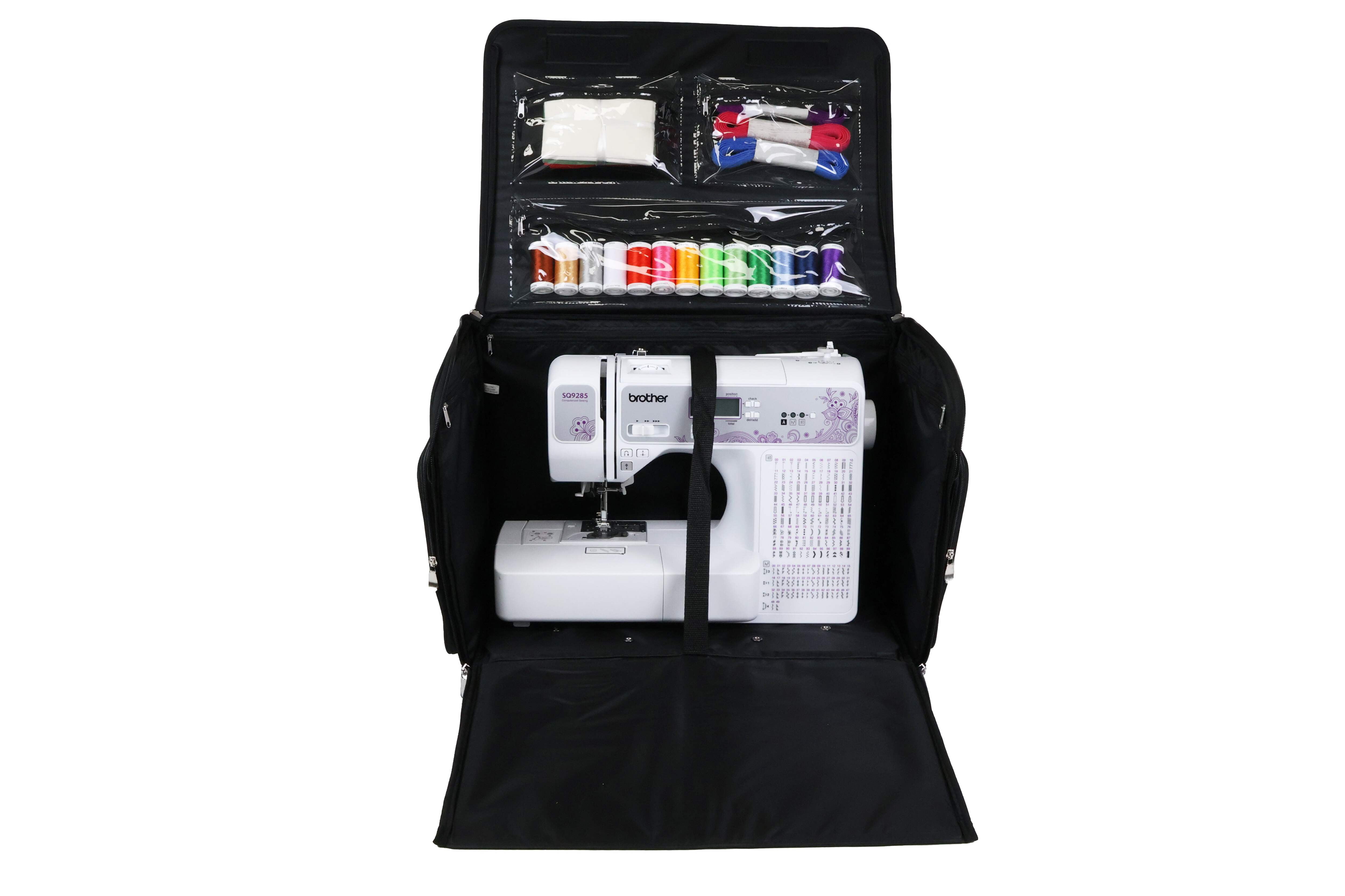 Everything Mary XL Rolling Craft Tote - Portable Sewing & Craft Organizer Case
