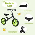 thumbnail image 5 of Yardi Yard Kids No Pedal Balance Bike with Adjustable Handlebar and Seat-Black, Toddler Balance Bike for 2 3 4 8 Years Old Boys, No Pedal Balance Bike for Baby Kids, 5 of 8