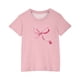 thumbnail image 3 of Blusas y camisas de manga corta con cuello redondo para niños pequeños, niños y niñas, camisetas estampadas de moda, lindas camisetas de manga corta con cuello redondo y estampado, blusa para niña, 3 of 7