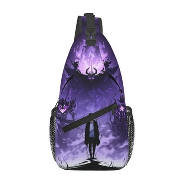 Solo Leveling Unisex Crossbody Shoulder Bag Backpack Sling Cross Chest Bag Diagonally Daypack Travel Hiking