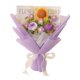 thumbnail image 3 of Ramo de flores de ganchillo artificiales hechas a mano para el Día de la Madre, el Día del Maestro y bodas. Estilo B, 3 of 9