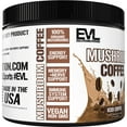 thumbnail image 7 of Evlution Nutrition Mushroom Coffee - Energy, Nerve, & Immune System Support - 100% Organic Reishi, Shiitake, Lions Mane & Turkey Tail Mushroom Powders - Vegan & Non-GMO - 20 Servings - Iced Coffee, 7 of 7