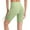 Green, variant on FINALGANG Women New Shorts Solid Color Slim Fit Comfort Yoga Shorts Knee Length Lift Leggings With Drawstring Design Durable Skin Friendly Fabric For Adult