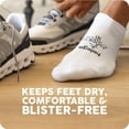 thumbnail image 3 of Balega Hidden Comfort Performance No Show Athletic Running Socks for Men and Women (1 Pair), Black, Medium, 3 of 11
