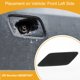 thumbnail image 3 of Tapa de cubierta del inyector de lavado de faros del lado izquierdo del parachoques Unique Bargains No.56D807937 para VW Passat 2011-2018 Sin pintar Fuerte y duradero, 3 of 7