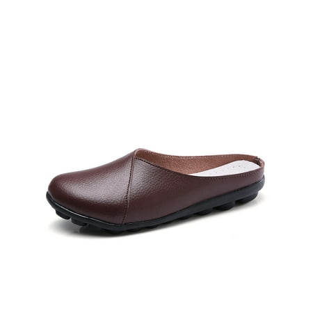 

SIMANLAN Womens Lightweight Fashion Backless Loafer Breathable Comfortable Casual Slip on Casual Mule Clog Slippers